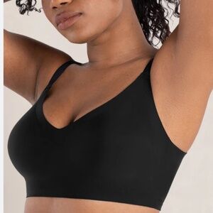 Shapermint Essentials Smoothing Comfort Wireless Bra Sz XL Black